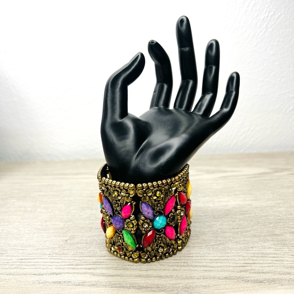 Fashion Jewelry Boho Multicolor Gemstone Bracelet